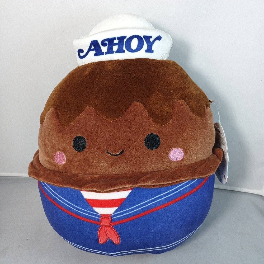 NWT Squishmallows Stranger Things Ahoy Chocolate Pudding 11" Plush 2024